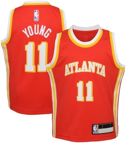 Trae Young Atlanta Hawks NBA Kids 4-7 Red Icon Edition Player Jersey