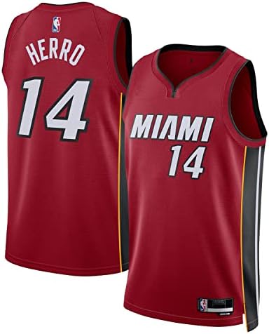 Tyler Herro Miami Heat NBA Boys Youth 8-20 Red Statement Edition Swingman Jersey