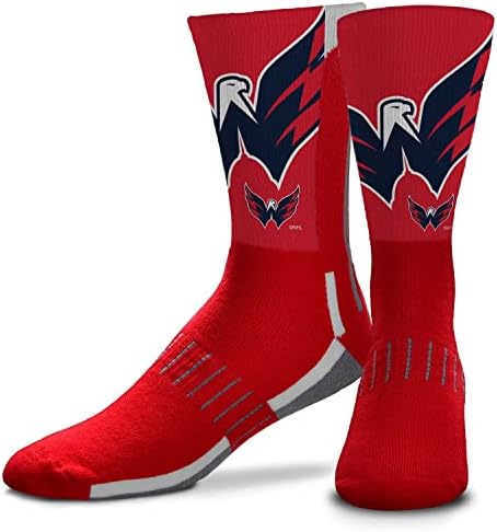 FBF Youth NHL Zoom Curve Team Crew Socks - Poly Spandex Blend - Our high-Performance Socks Provide Superior Comfort & Support