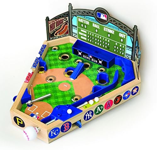 Merchant Ambassador MLB Wooden Pinball Baseball Game 14 x 12 x 8 inches