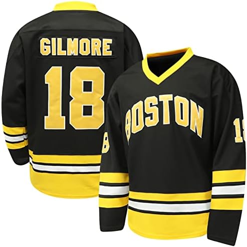 Happy Gilmore #18 Jersey Boston Adam Sandler 1996 Movie Ice Hockey Jersey Stitched S-XXXL, 90S Hip Hop Clothing for Party