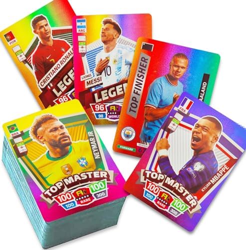 Exclusive 2022/23 World Cup Soccer Star Card: Vibrant Gold Foils!