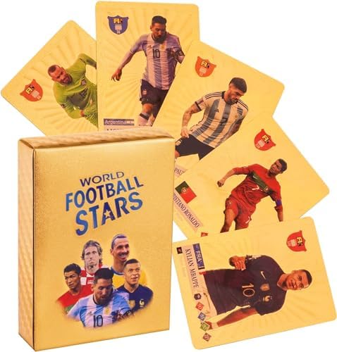 Unique Soccer Trading Cards for Kids and Men