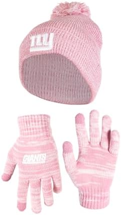 Stay Warm in Style with Ultra Game’s Pink Winter Beanie & Gloves!