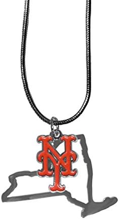 MLB New York Mets Necklace: Team Pride, State Charm!