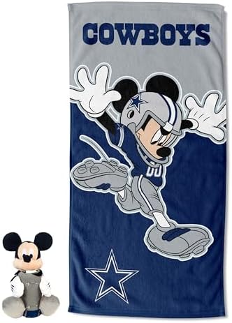 NFL Character Hugger Pillow & Beach Towel: Ultimate Fan Set!