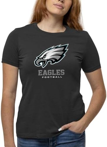 Officially Licensed NFL Women’s Logo Tee – 100% Cotton, Tagless