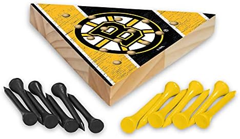 Travel-Sized Wooden NHL Avalanche Triangle Game: Fun for the Whole Family!