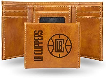 Stylish Clippers Wallet: Laser-Engraved Vegan Leather!
