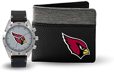 Arizona Cardinals Game Time Combo: Watch & Wallet – Official NFL Gear!