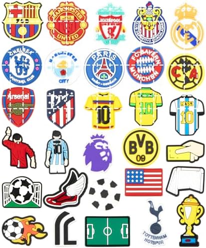 Soccer Decor Charms: Perfect Sports Gift!