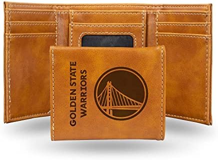 Golden State Warriors Wallet: Sleek, Laser-Engraved Design!