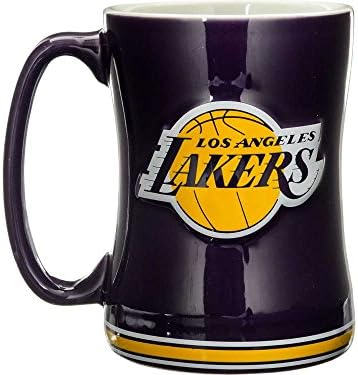 Lakers 14 oz Team Color Coffee Mug – Perfect for Fans!