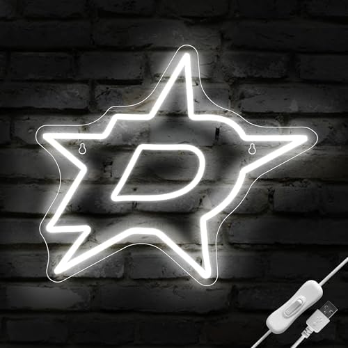 Dallas Stars Neon Sign: Perfect Hockey Decor!