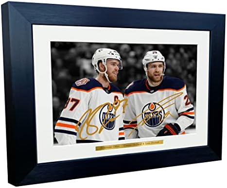Autographed McDavid & Draisaitl NHL Photo: Perfect Oilers Gift!
