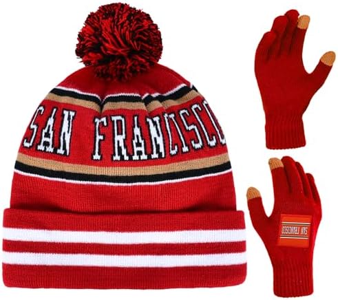 Retro Skull Cap Beanie with Warm Gloves – Perfect Gift!