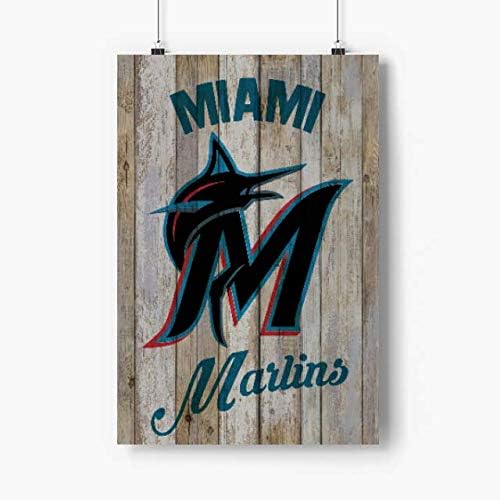 MLB Game Art: Lilian Ralap Miami Marlins Poster – Perfect Baseball Gift!