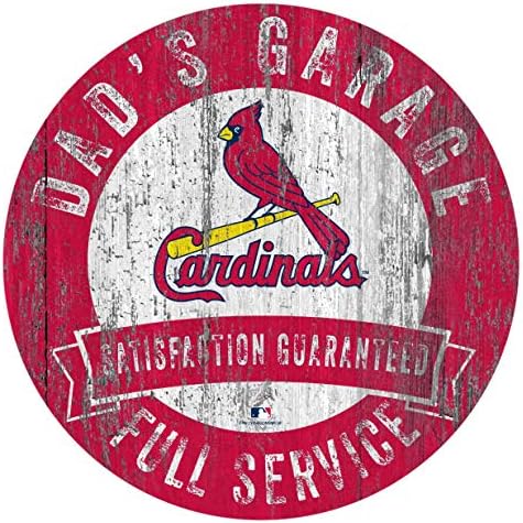 Cardinals’ Dad’s Garage Wood Sign
