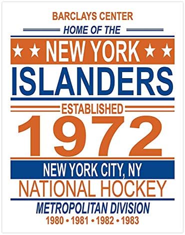 Iconic NHL Hockey Photo: New York Islanders
