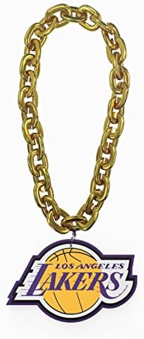 Gold-Plated Aminco Lakers NBA Fan Chain: Show Your Lakers Pride!