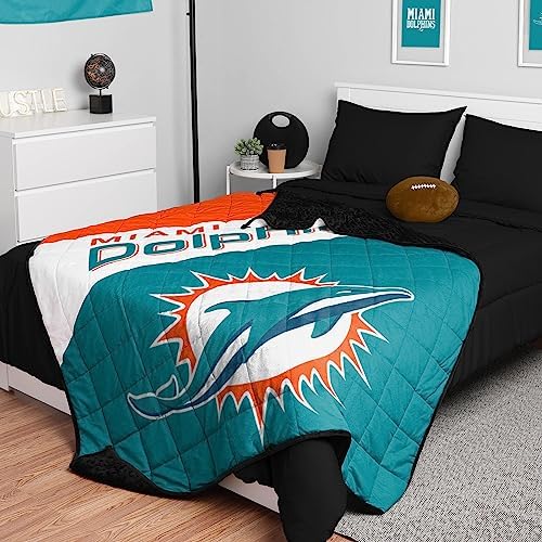 Stay Cozy with FOCO NFL Team Color Wordmark Weighted Blanket!