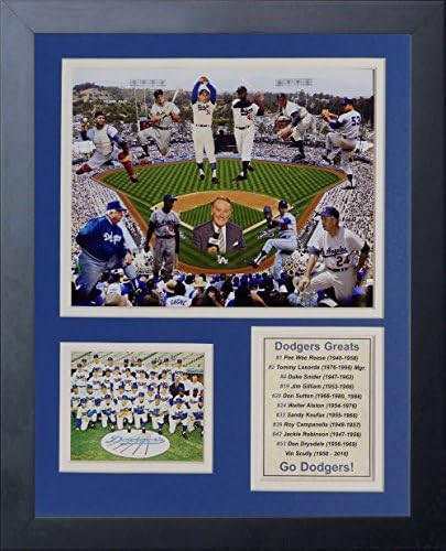 Unforgettable MLB Legends: Iconic Framed Collage