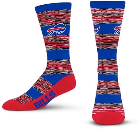 Bold Buffalo Bills Socks: Team Color & Stripes