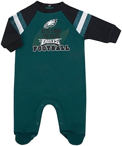 Adorable NFL Team Footed Sleep and Play for Gerber Unisex Babies