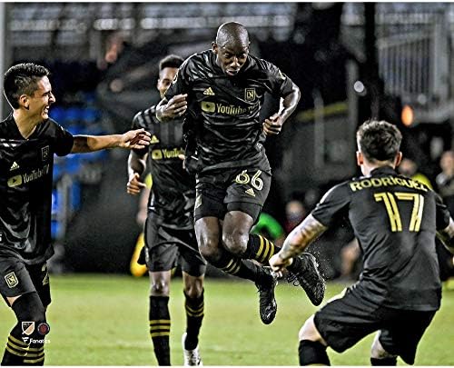 Bradley Wright-Phillips LAFC Unsigned MLS is Back Goal Celebration Photograph - Original Soccer Art and Prints