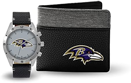 Game Time Baltimore Ravens - NFL Watch and Wallet Combo Gift Set