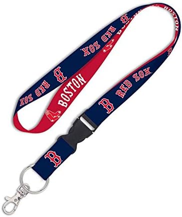 Wincraft MLB Boston Red Sox 37343011 Lanyard with Detachable Buckle, 3/4