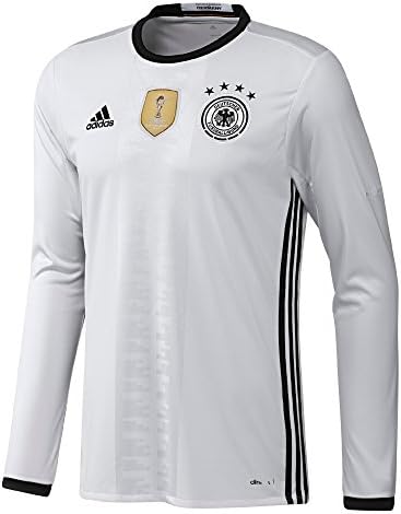 adidas Germany Home Long Sleeve Jersey [White/Black]