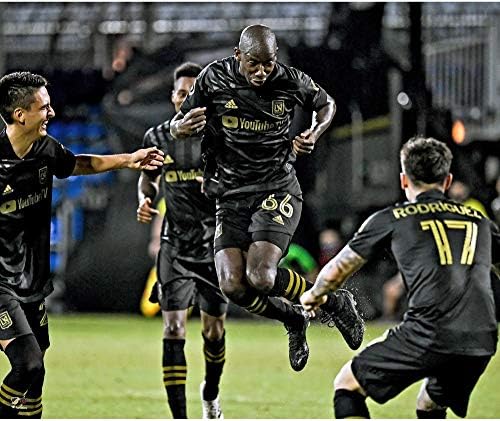 Bradley Wright-Phillips LAFC Unsigned MLS is Back Goal Celebration Photograph - Original Soccer Art and Prints