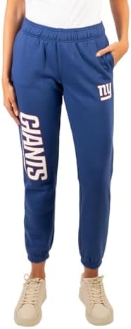 Ultra Game NFL Women's Super Soft Fleece Jogger Sweatpants