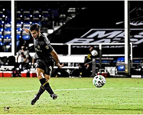Diego Rossi LAFC Unsigned MLS is Back Goal Photograph - Original Soccer Art and Prints