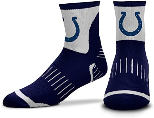 FBF NFL Performance Quarter Length Socks - Polyester Blend - Men and Woman - Compression Bands - High-Performance Socks