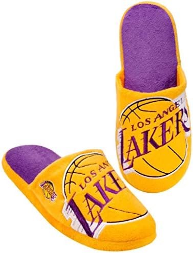 FOCO NBA Los Angeles Lakers Men's Slip On Slippers