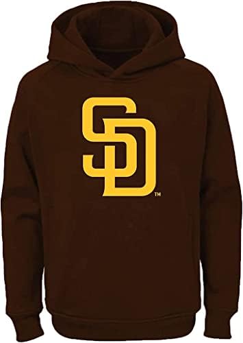 Outerstuff MLB Youth 8-20 Team Color Polyester Performance Primary Logo Pullover Sweatshirt Hoodie