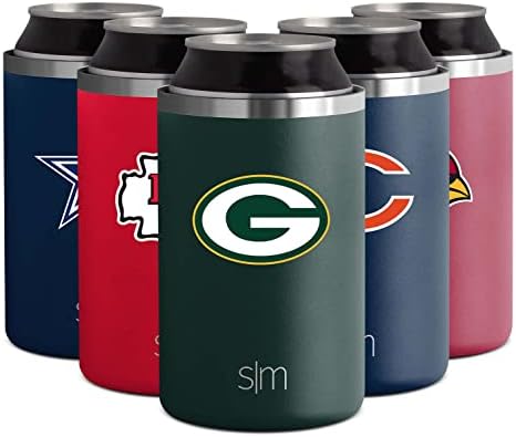 Simple Modern Officially Licensed NFL Can Coolers for Standard and Slim Cans, Beer, Soda, Seltzer and More | Ranger Collection | 12oz