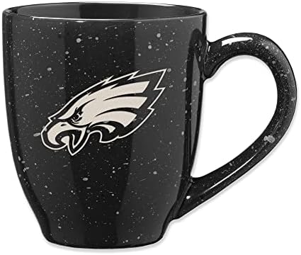 Rico Industries NFL Football 16 oz Team Color Laser Engraved Ceramic Coffee Mug for NFL Fans
