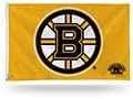 NHL Rico Industries Exclusive 3' x 5' Banner Flag Single Sided - Indoor or Outdoor - Home Décor - Great Gift item For Fans (Boston Bruins)