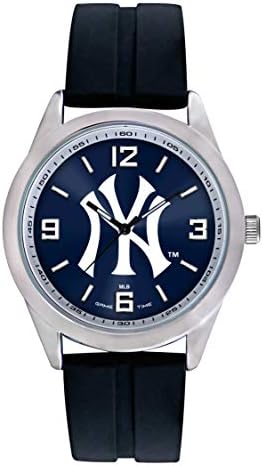 Game Time NY Yankees Men's Watch - MLB Varsity Series Officially Licensed Pinstripe Logo