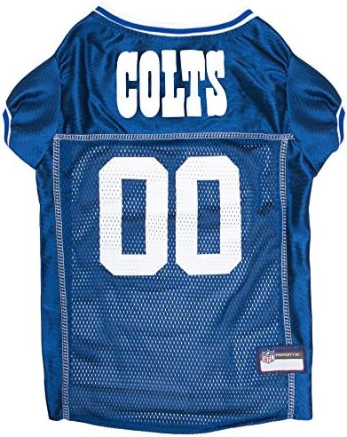 NFL Indianapolis Colts Dog Jersey, Size: X-Small. Best Football Jersey Costume for Dogs & Cats. Licensed Jersey Shirt