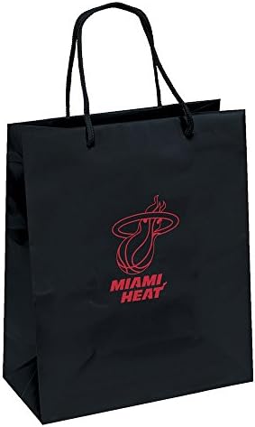 Pro Specialties Group NBA Miami Heat Gift Bag, Red, One Size