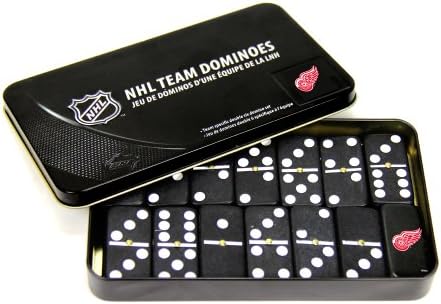 Rico Industries NHL Detroit Red Wings Domino Set in Metal Gift Tin