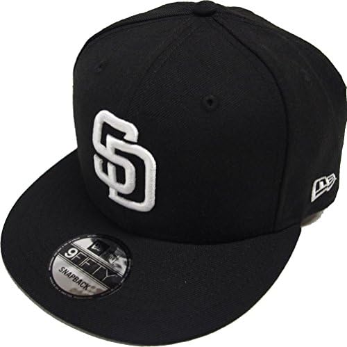 New Era San Diego Padres Black White Logo Snapback Cap 9fifty Limited Edition