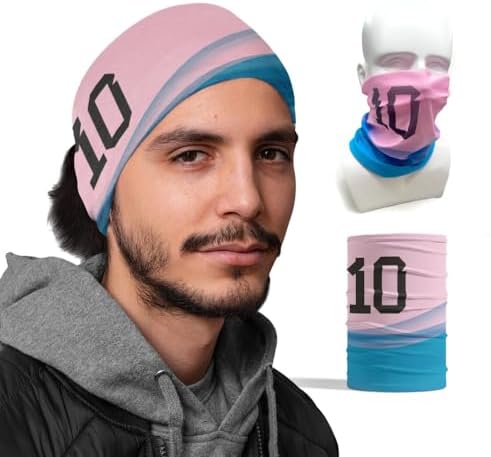 Ultimate Headscarf Outdoor Bandana. Sports neck gaiter scarf headwear. Headband bandana for men women and children. Best gift for MLS Inter Miami and Messi fans.