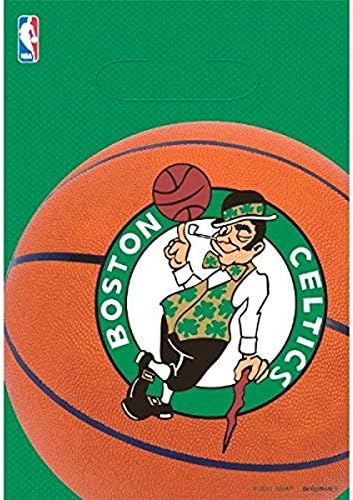 NBA Boston Celtics Party Plastic Loot Bags - 9.12