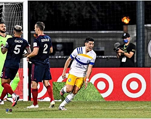Cristian Espinoza San Jose Earthquakes Unsigned MLS is Back Goal Celebration Photograph - Original Soccer Art and Prints