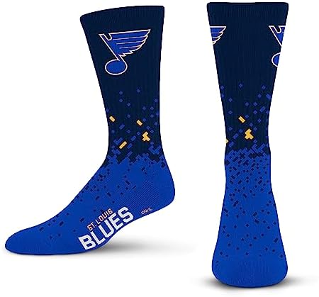 For Bare Feet NHL ST. LOUIS BLUES Spray Zone Crew Sock Team Color Youth